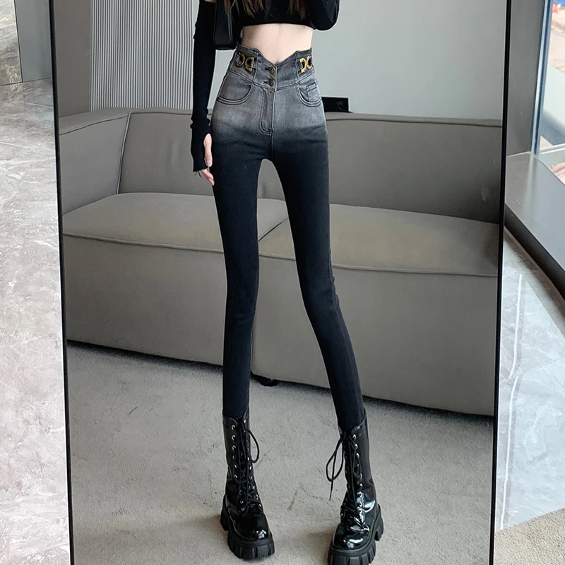 Black Skinny Jeans Women Sexy 2023 Spring autumn Chic Elastic Design Denim Lady Pencil Pants Chic Street Jean Female
Black Skinny Jeans Women Sexy 2023 Spring autumn Chic Elastic Design Denim Lady Pencil Pants Chic Street Jean Female
