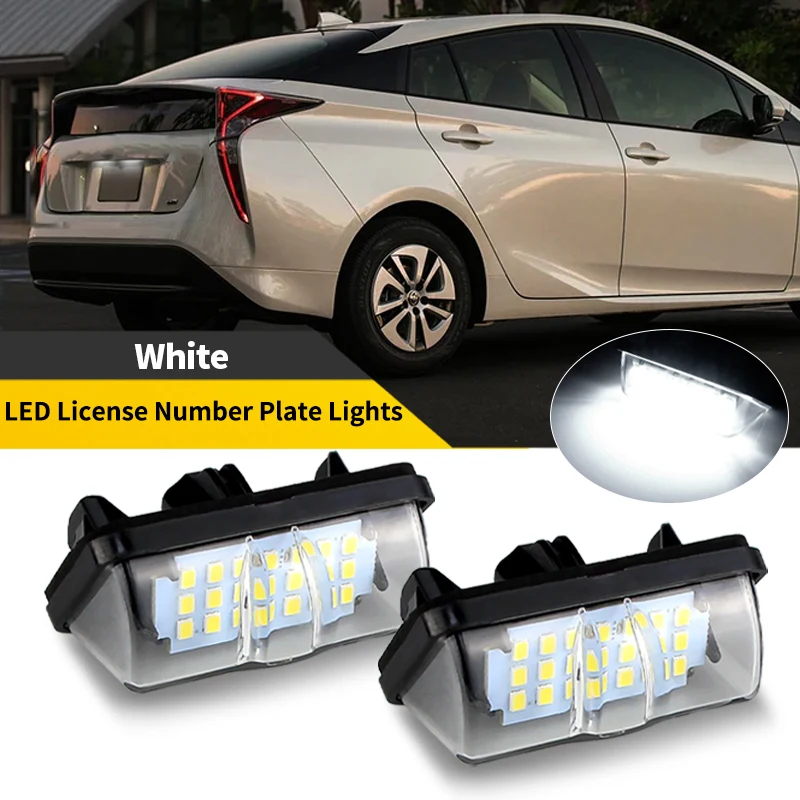 2pcs LED License Number Plate Light For Toyota Corolla E210 Sedan 2020+ RAV4 2019+ BZ4X 2023+ Mirai 2021+ Avalon 2016-2022 
2pcs LED License Number Plate Light For Toyota Corolla E210 Sedan 2020+ RAV4 2019+ BZ4X 2023+ Mirai 2021+ Avalon 2016-2022