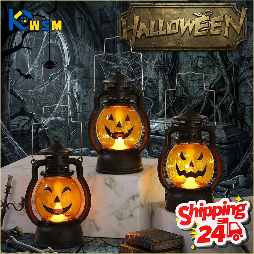 1-10PCS Halloween Oil Lamp Handheld Pumpkin Skull Lantern Mini Candle Light for Bar Party Atmosphere Decoration Prop Spooky
1-10PCS Halloween Oil Lamp Handheld Pumpkin Skull Lantern Mini Candle Light for Bar Party Atmosphere Decoration Prop Spooky