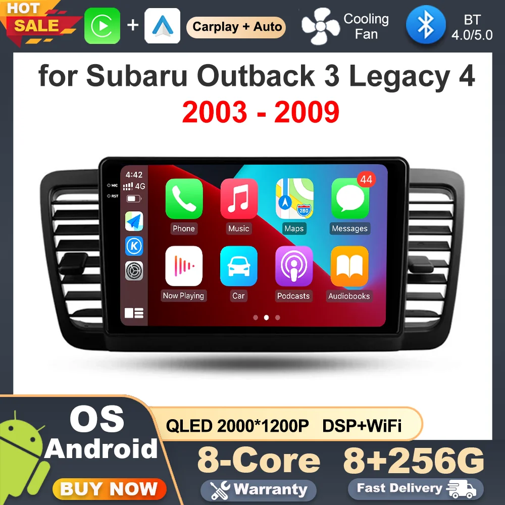 for Subaru Outback 3 Legacy 4 2003 - 2009 Android Intellingent System 9 inch LHD Car Video Multimedia Player GPS Navi Autoradio
for Subaru Outback 3 Legacy 4 2003 - 2009 Android Intellingent System 9 inch LHD Car Video Multimedia Player GPS Navi Autoradio