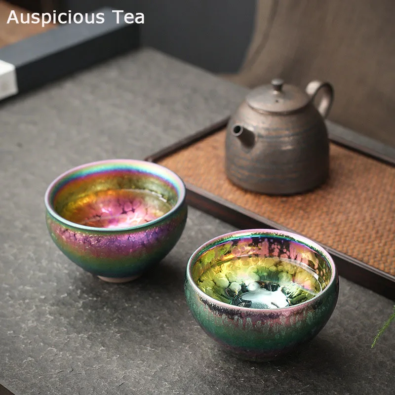 Boutique Colorful Jianzhan Kiln Change Tasting Cup Handmade Ceramic Master Cup Household Kung Fu Tea Set Tea Ceremony Drinkware
Boutique Colorful Jianzhan Kiln Change Tasting Cup Handmade Ceramic Master Cup Household Kung Fu Tea Set Tea Ceremony Drinkware