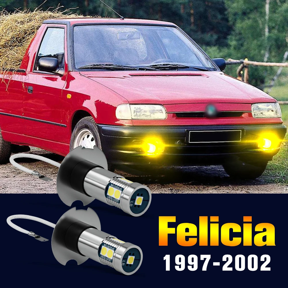 2pcs LED Fog Light Bulb Lamp For Skoda Felicia 1997-2002 1998 1999 2000 2001 Accessories
2pcs LED Fog Light Bulb Lamp For Skoda Felicia 1997-2002 1998 1999 2000 2001 Accessories