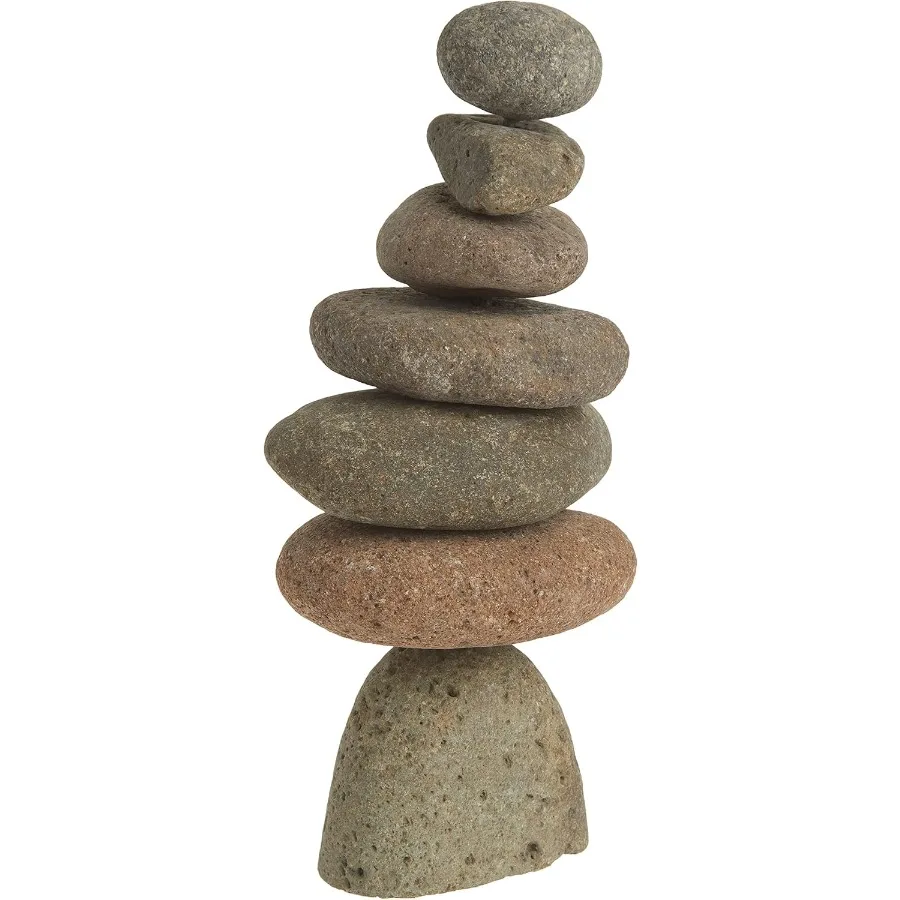 Large 7-Stone Natural River Stone Cairn 11 inches
Large 7-Stone Natural River Stone Cairn 11 inches