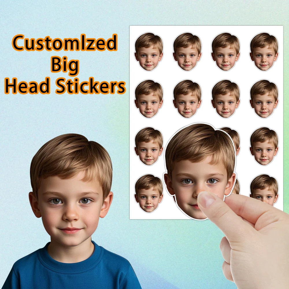 Creative customizable stickers stickers random head custom stickers for packaging marking objects people pet head customization
Creative customizable stickers stickers random head custom stickers for packaging marking objects people pet head customization