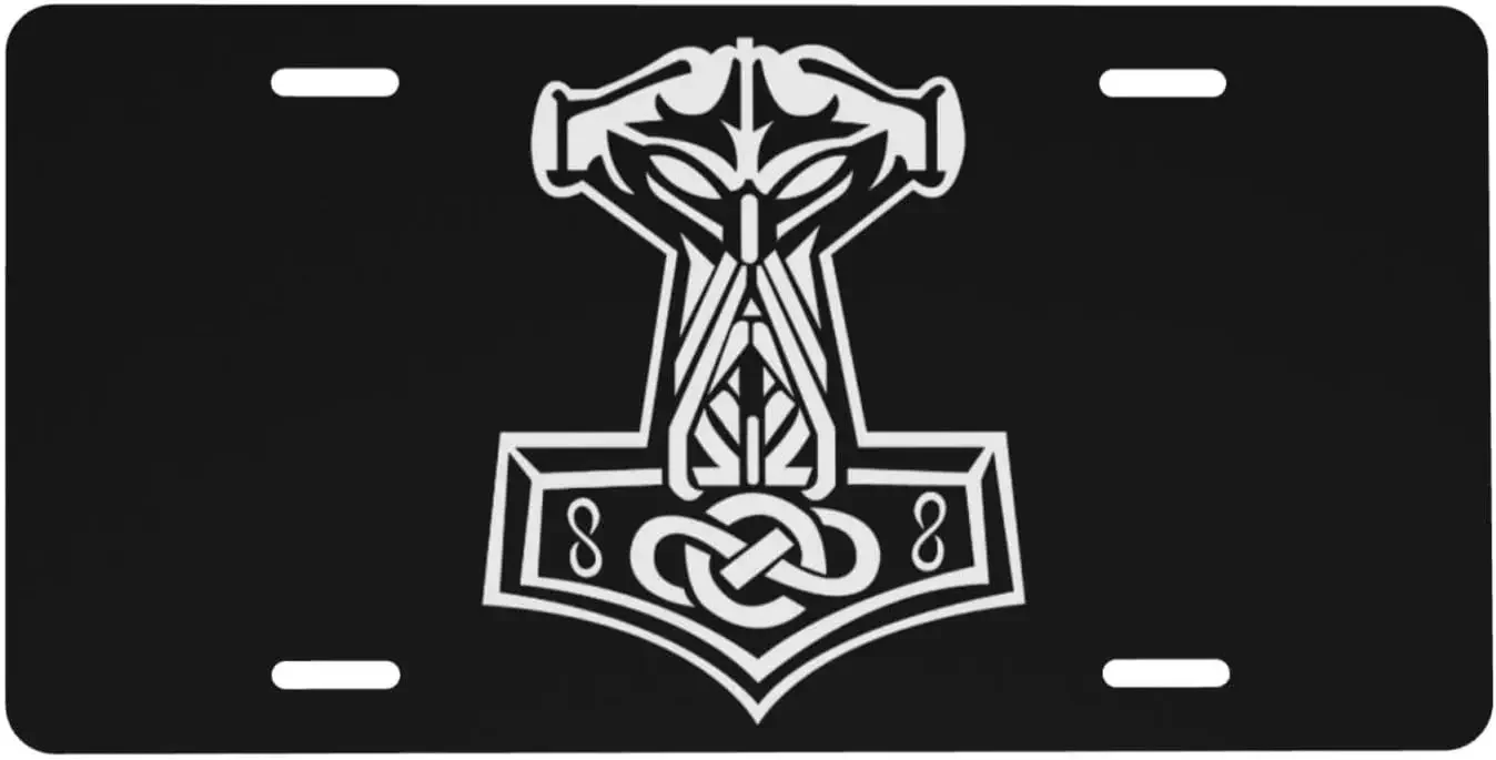 Odin Thor Vikings Hammer, передние чехлы для номерных знаков, 6 x 12 дюймов, 4 отверстия, забавная автомобильная бирка, новинка, автомобильная бирка, декоративная подходит для США
Odin Thor Vikings Hammer, передние чехлы для номерных знаков, 6 x 12 дюймов, 4 отверстия, забавная автомобильная бирка, новинка, автомобильная бирка, декоративная подходит для США
