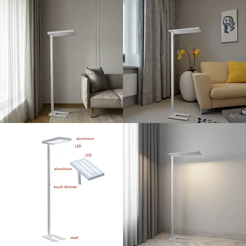 Touch Aluminum LED Floor Lamp Nordic Modern Minimalist Design White 4000K Smart Home Decoration Living Room Standing
Touch Aluminum LED Floor Lamp Nordic Modern Minimalist Design White 4000K Smart Home Decoration Living Room Standing