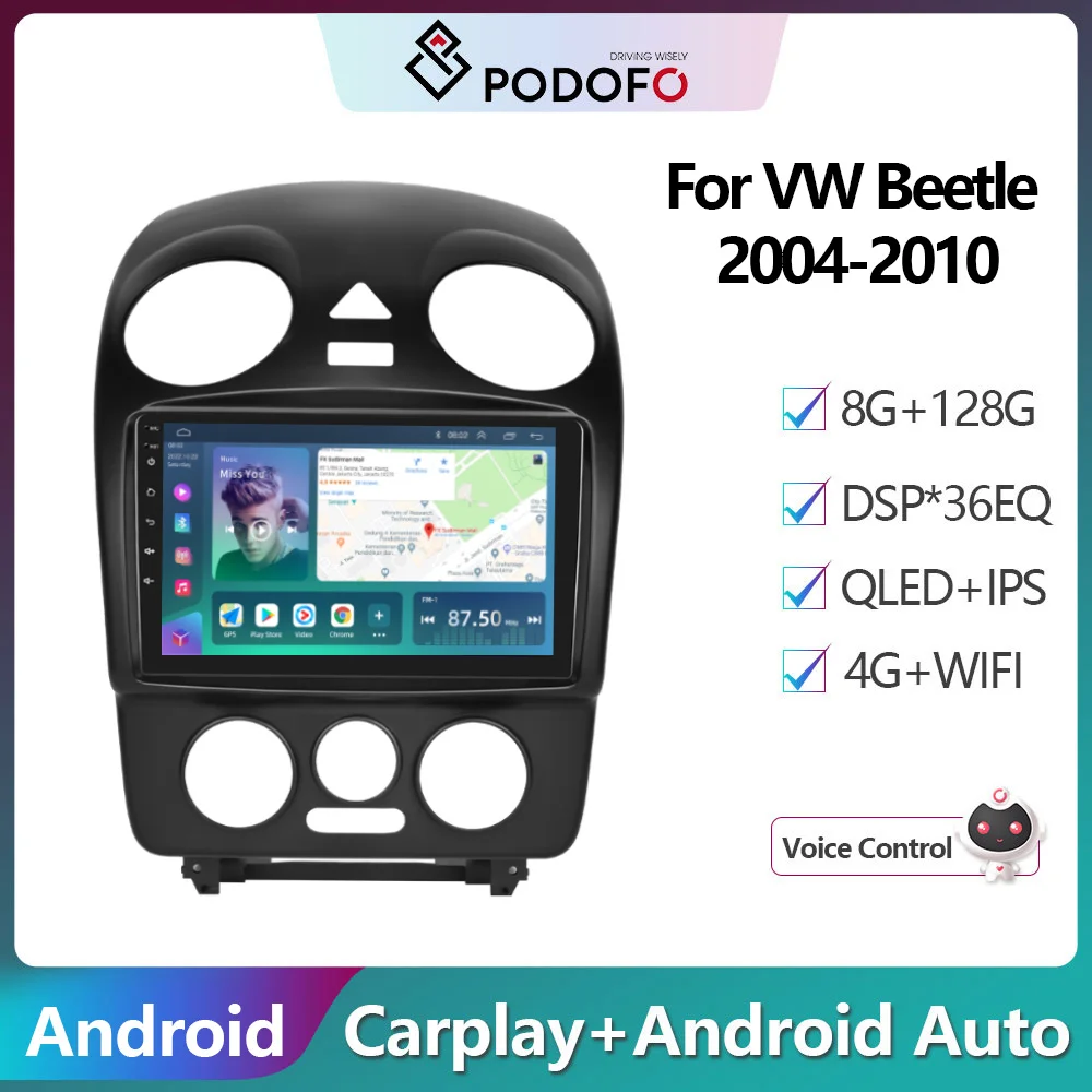 Podofo Android Car Radio For Volkswagen Beetle 2004-2010 Navi GPS Carplay Multimedia Video Player Stereo Head Unit Autoradio
Podofo Android Car Radio For Volkswagen Beetle 2004-2010 Navi GPS Carplay Multimedia Video Player Stereo Head Unit Autoradio