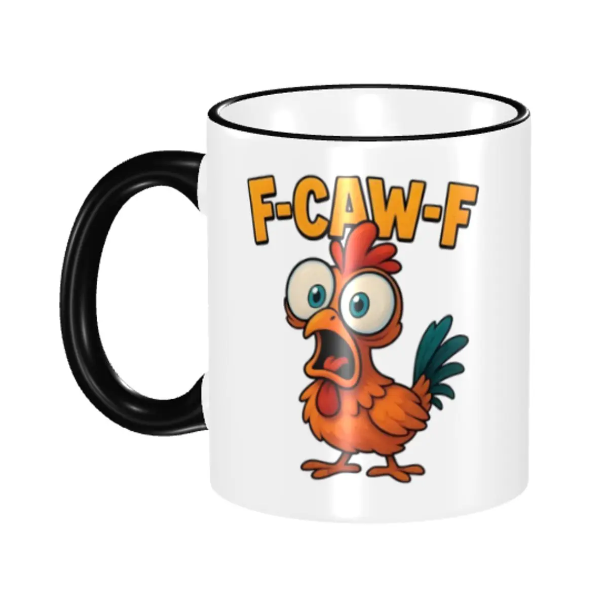 Custom Funny F-Caw-F Chicken Coffee Mug DIY Cartoon Animal Pun Sarcastic Ceramic Ceramic Tea Milk Mug
Custom Funny F-Caw-F Chicken Coffee Mug DIY Cartoon Animal Pun Sarcastic Ceramic Ceramic Tea Milk Mug