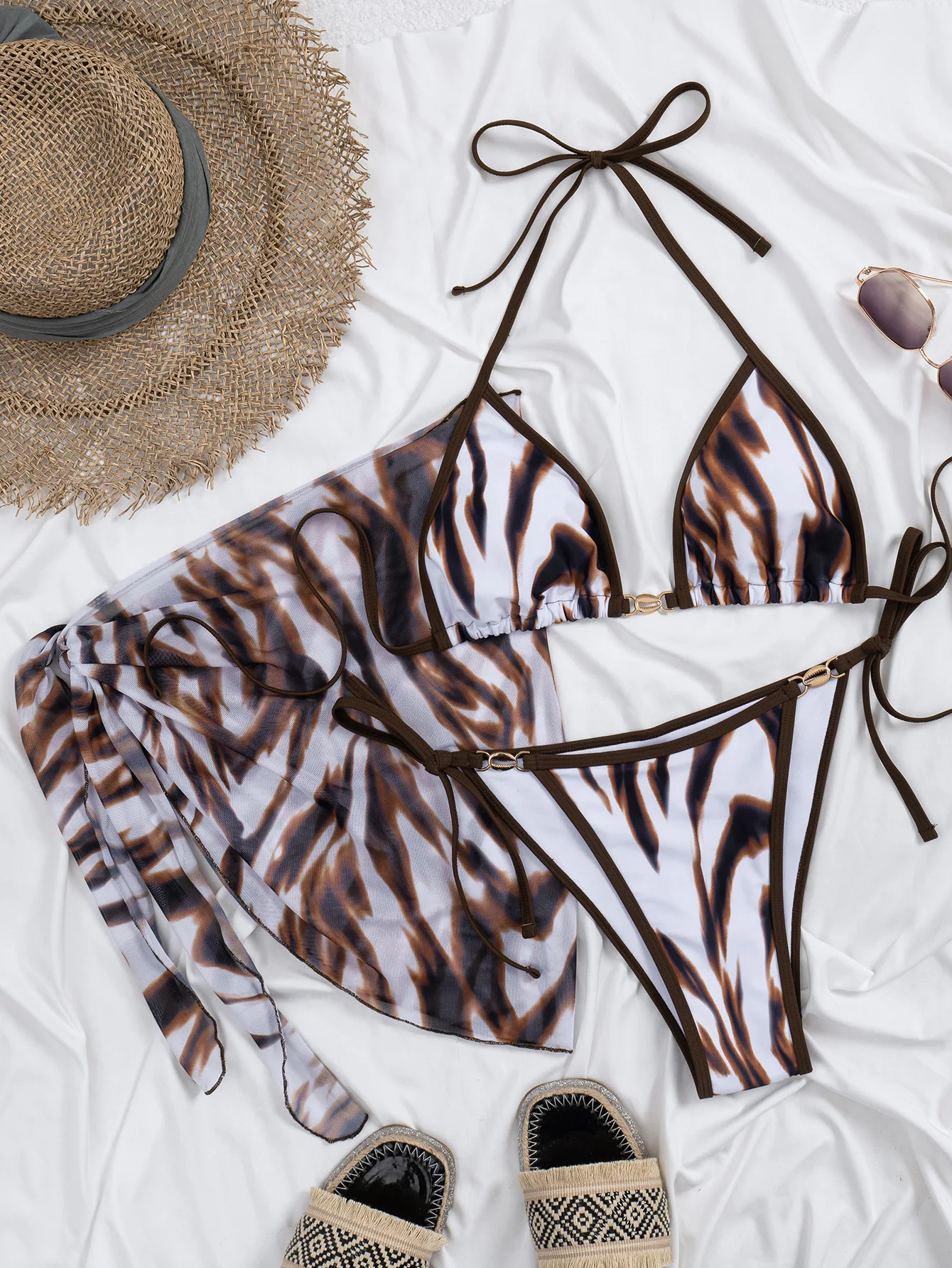 sexy coffee tie dye print halter tie bikinis sets 3pcs with cover skirt swimsuits bathing suit beach outfits biquini tankini
sexy coffee tie dye print halter tie bikinis sets 3pcs with cover skirt swimsuits bathing suit beach outfits biquini tankini