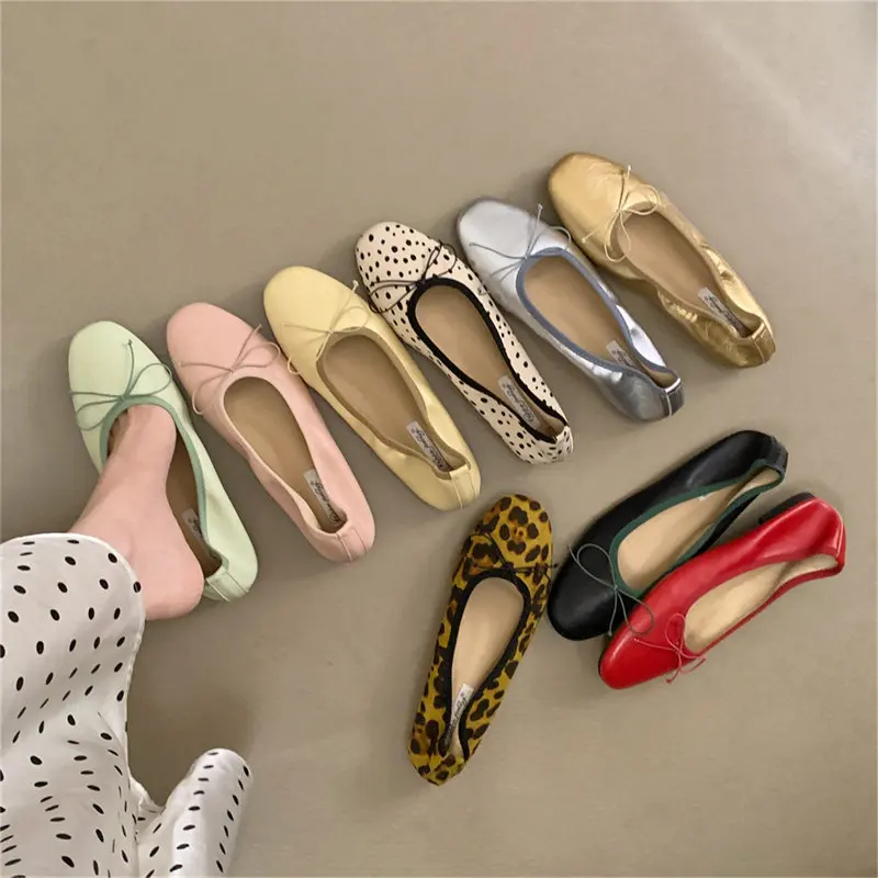 Bailamos Brand New Women Flats Shoes Low Heel Ballet Round Toe Shallow Shoe Slip On Loafer Soft Ballet Flat Shoes zapatos Size40
Bailamos Brand New Women Flats Shoes Low Heel Ballet Round Toe Shallow Shoe Slip On Loafer Soft Ballet Flat Shoes zapatos Size40