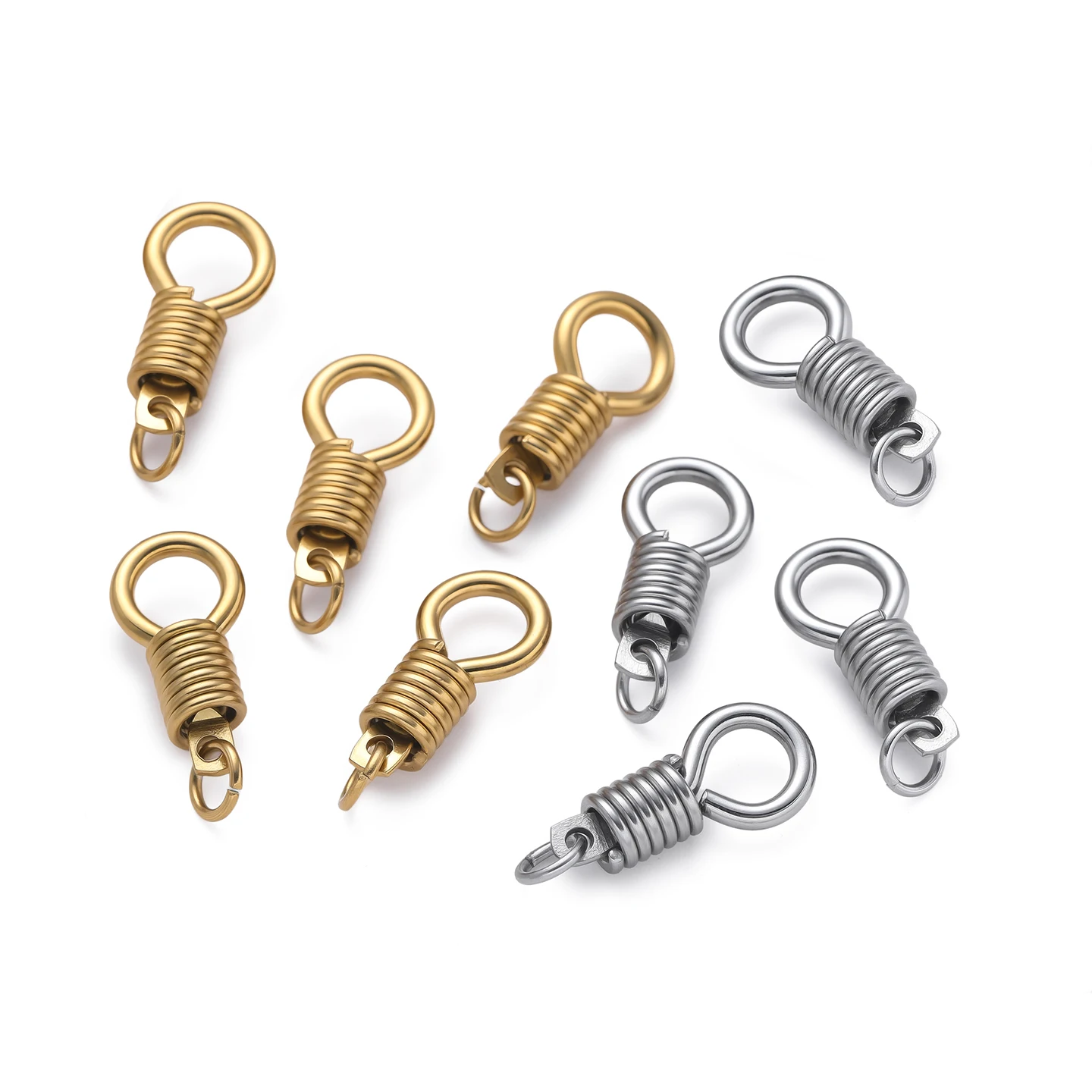 1Pcs/Lot 304 Stainless Steel Metal Spring Ring Buckle Clasps for Handmade DIY Jewelry Necklace Bracelet Making Accessories
1Pcs/Lot 304 Stainless Steel Metal Spring Ring Buckle Clasps for Handmade DIY Jewelry Necklace Bracelet Making Accessories