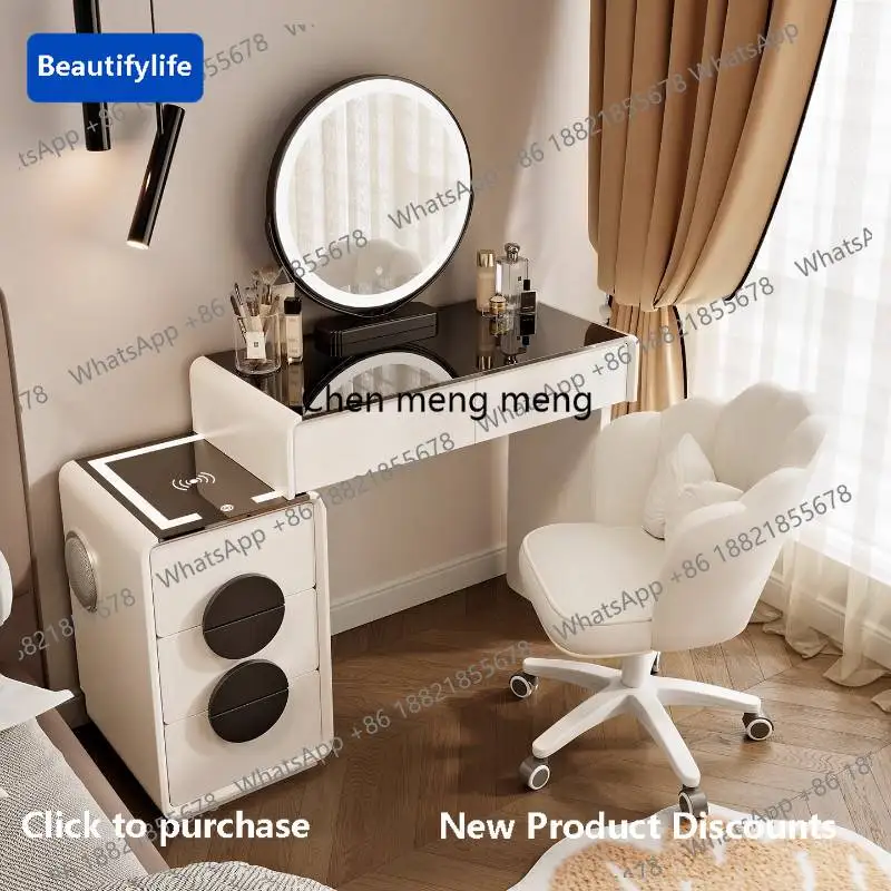 CC Sturdy Decorations Vanity Desk Chair Luxury Girl Wood Bedside Vanity Desk Cabinet Cute Modern Coiffeuse
CC Sturdy Decorations Vanity Desk Chair Luxury Girl Wood Bedside Vanity Desk Cabinet Cute Modern Coiffeuse