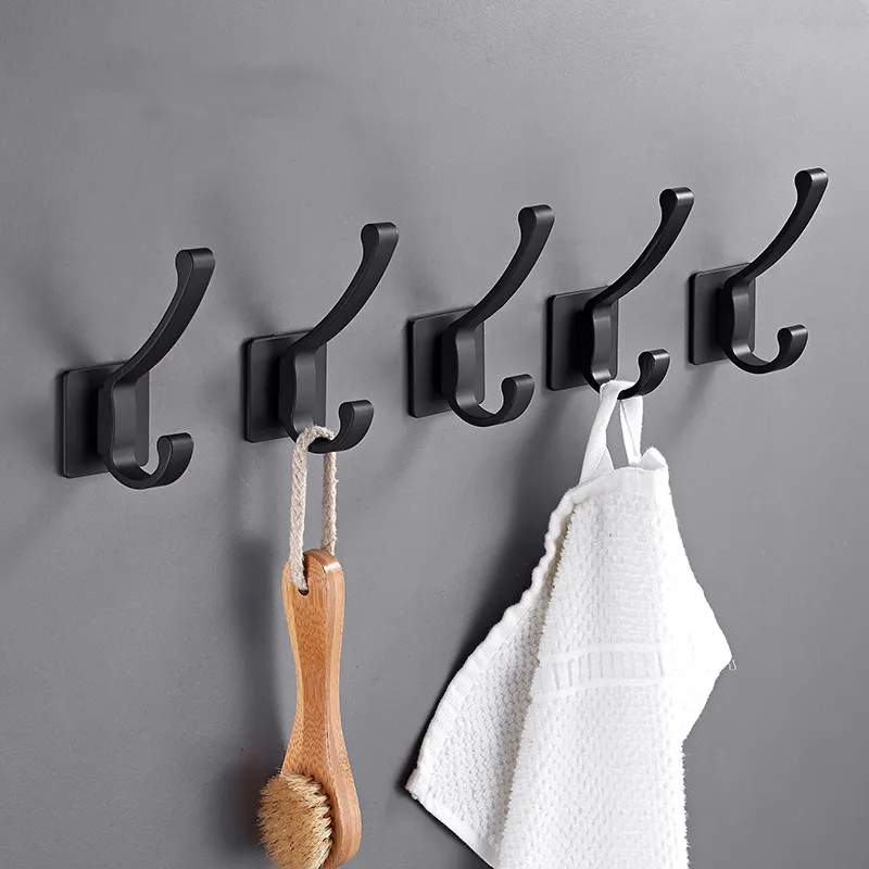 Space Aluminum Wall Mounted Clothes And Hat Hook Row Modern Elegant Hook Bathroom Accessories Free Shipping Black Robe Hanger
Space Aluminum Wall Mounted Clothes And Hat Hook Row Modern Elegant Hook Bathroom Accessories Free Shipping Black Robe Hanger