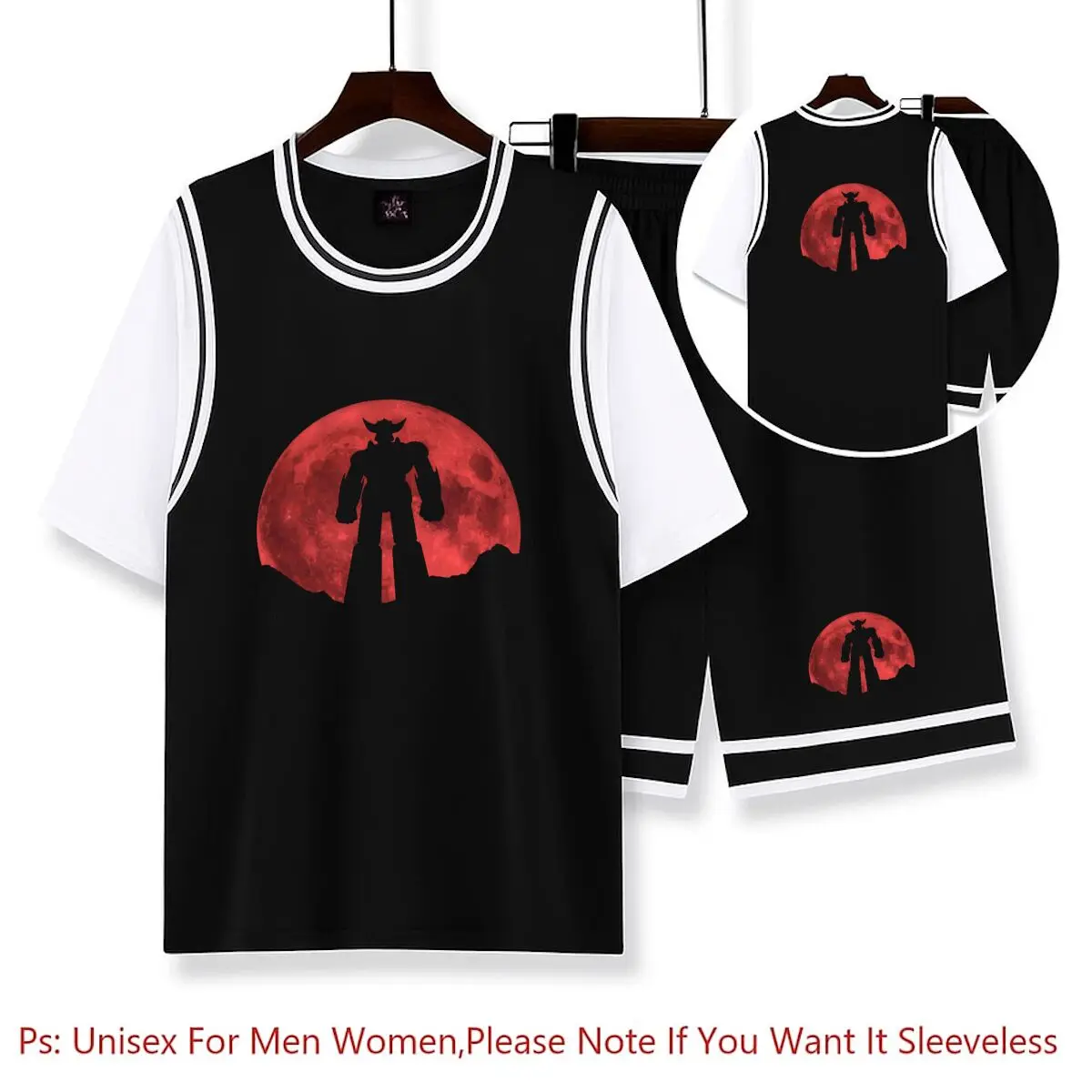 Классический робот НЛО Red Moon Goldrake Grendizer, комплекты баскетбольного трикотажа в стиле аниме, быстросохнущая футболка, одежда больших размеров, баскетбольная форма
Классический робот НЛО Red Moon Goldrake Grendizer, комплекты баскетбольного трикотажа в стиле аниме, быстросохнущая футболка, одежда больших размеров, баскетбольная форма