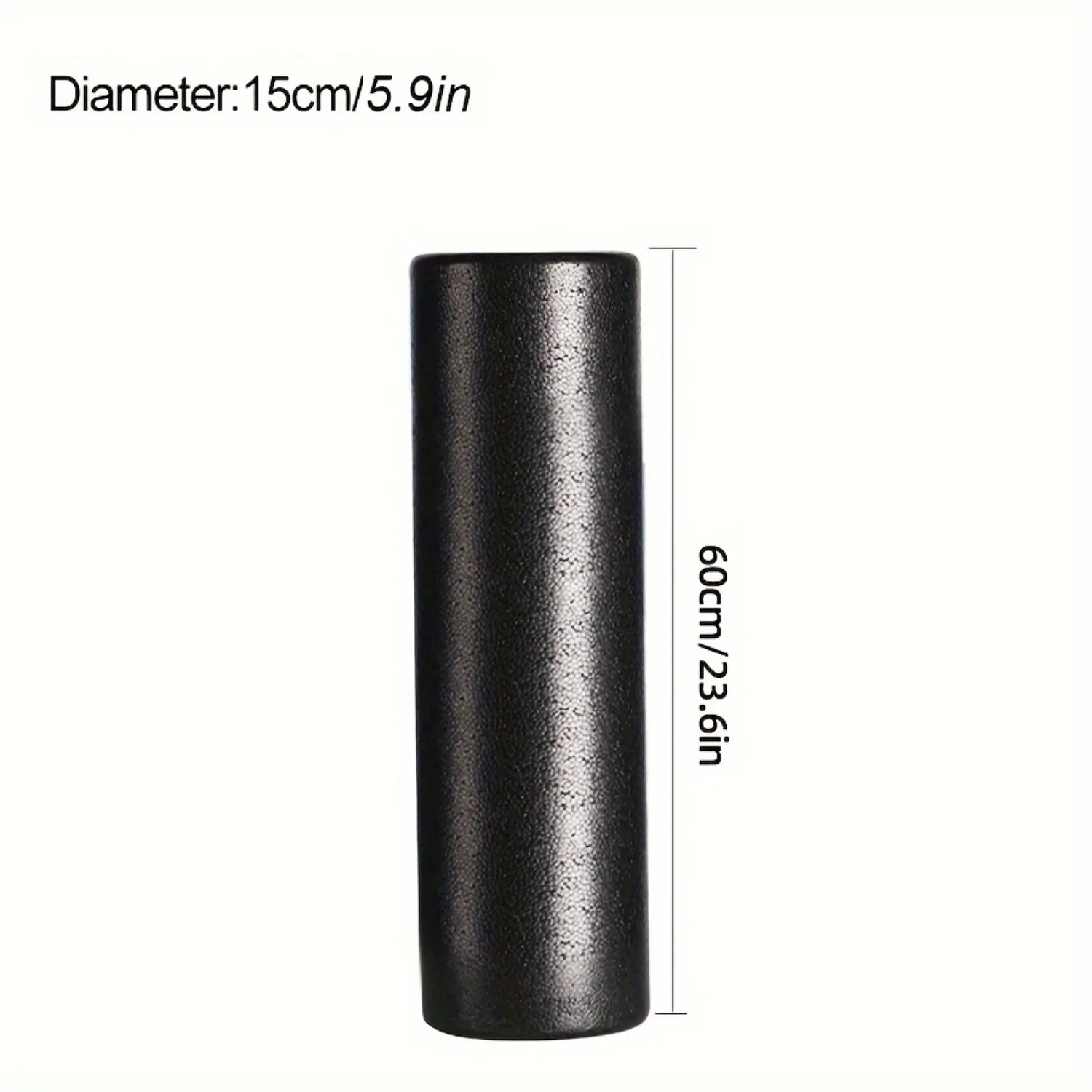 1pc 60cm/23.62in Long PVC Yoga Massage Roller, Fitness Yoga Column For Muscle Relaxation
1pc 60cm/23.62in Long PVC Yoga Massage Roller, Fitness Yoga Column For Muscle Relaxation