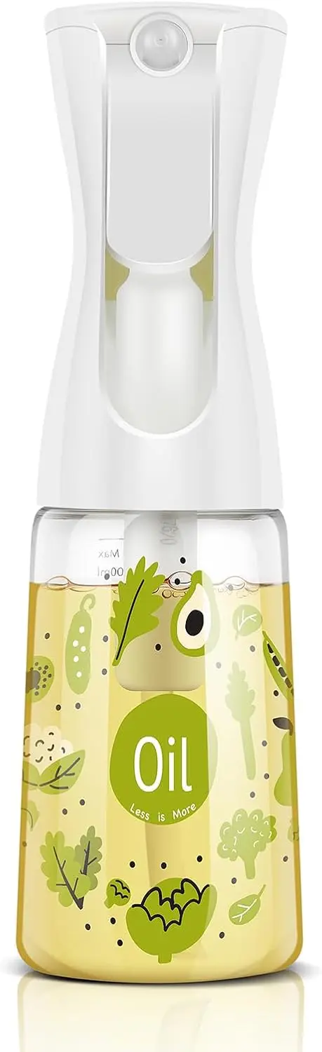 Oil Sprayer for cooking, Spray bottle 6oz, Non-Aerosol Refillable Dispenser Oil Mister FS601 Green Vegetable
Oil Sprayer for cooking, Spray bottle 6oz, Non-Aerosol Refillable Dispenser Oil Mister FS601 Green Vegetable