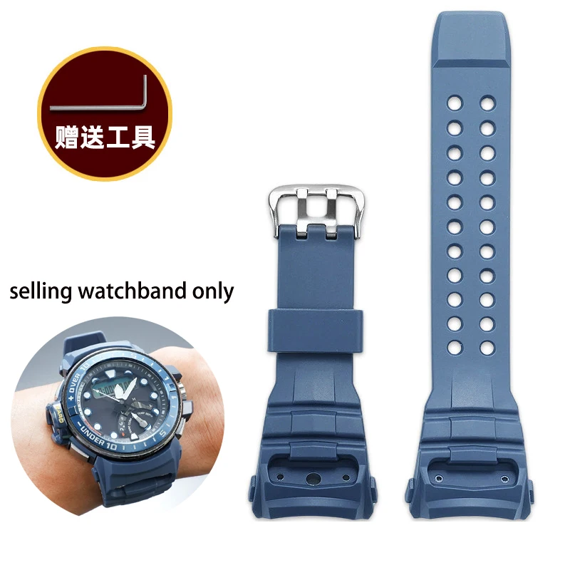 New silicone wristband for Casio G-SHOCK Navigation Series 5477 resin watch strap GWN-Q1000 silicone watch chain accessories
New silicone wristband for Casio G-SHOCK Navigation Series 5477 resin watch strap GWN-Q1000 silicone watch chain accessories