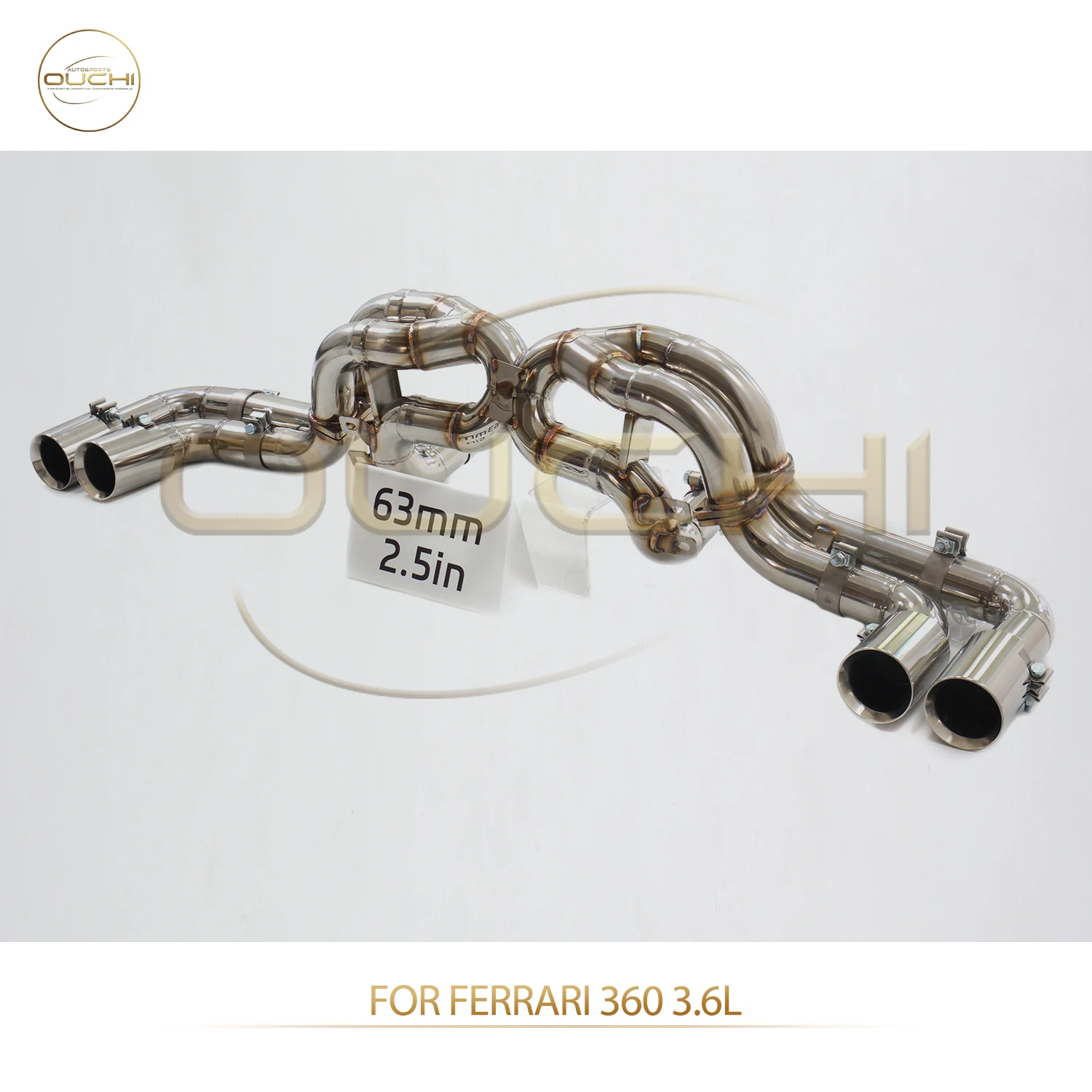 Для Ferrari 360, 3,6 л, выхлопная система Cat-Back, без клапана, прямая труба, глубокий спортивный ревучий звук
Для Ferrari 360, 3,6 л, выхлопная система Cat-Back, без клапана, прямая труба, глубокий спортивный ревучий звук
