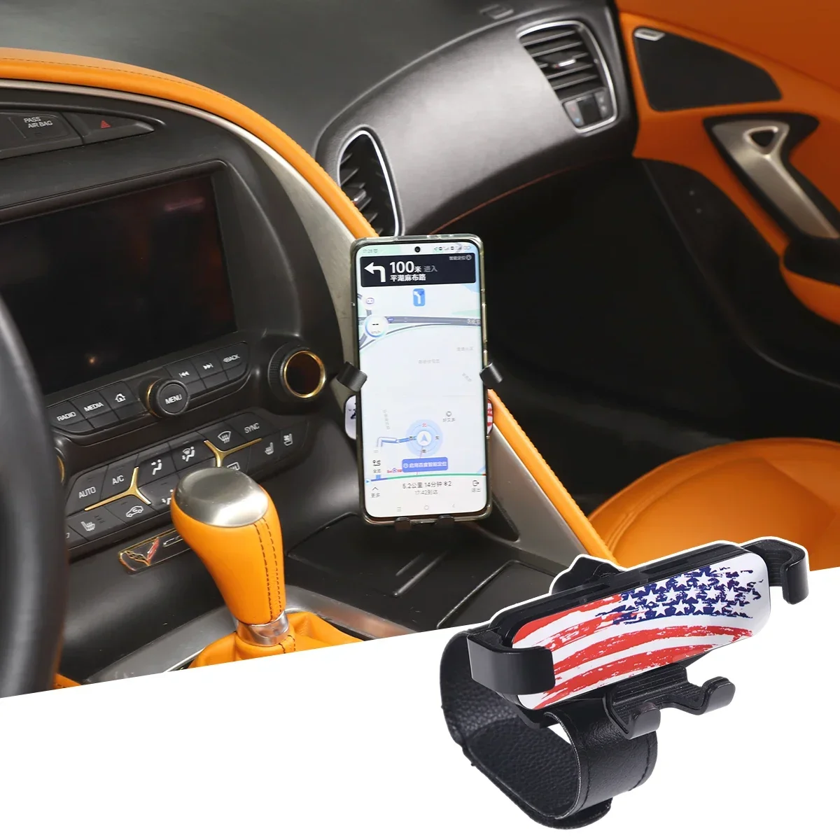 1Pcs ABS Black For Chevrolet Corvette C7 Z06 2014-2019 Car central control handle mobile phone stand Car interior accessories
1Pcs ABS Black For Chevrolet Corvette C7 Z06 2014-2019 Car central control handle mobile phone stand Car interior accessories