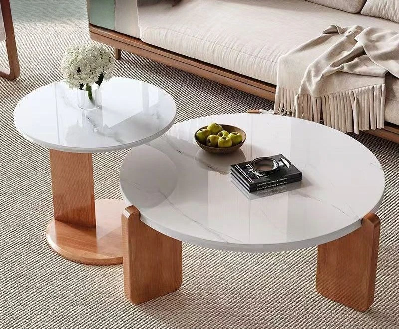 Living room household cream tea table rock slab creative small apartment combination glass round coffee table small coffee table
Living room household cream tea table rock slab creative small apartment combination glass round coffee table small coffee table