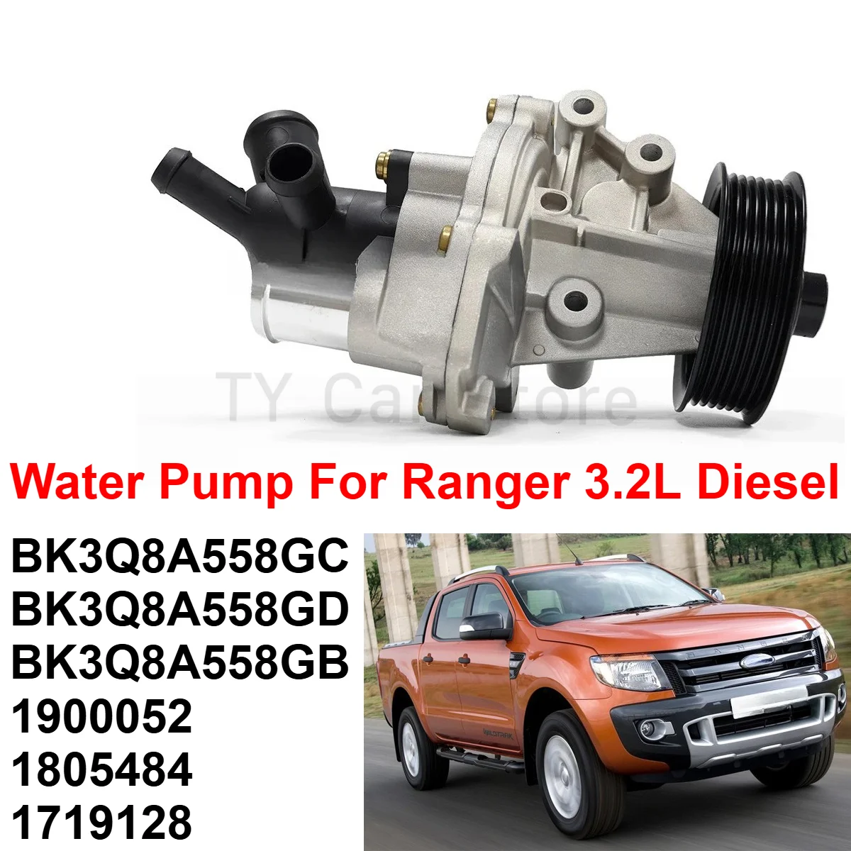 BK3Q8A558GD BK3Q8A558GC BK3Q8A558GB New Water Pump Engine Cooling For Ford Ranger 3.2 Diesel 2011-2024 Everest Mazda BT-50
BK3Q8A558GD BK3Q8A558GC BK3Q8A558GB New Water Pump Engine Cooling For Ford Ranger 3.2 Diesel 2011-2024 Everest Mazda BT-50