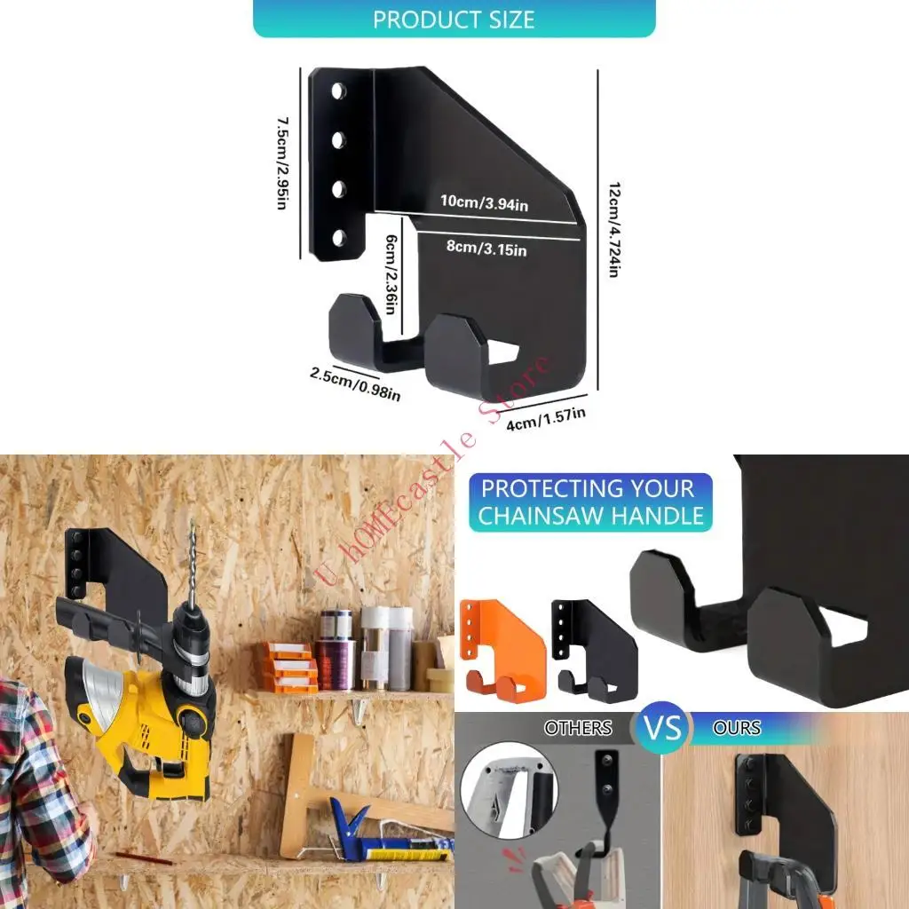 63HF Multifunctional Chainsaw Hanger Wall Mount Chainsaw Storage Tool Heavy Duty
63HF Multifunctional Chainsaw Hanger Wall Mount Chainsaw Storage Tool Heavy Duty