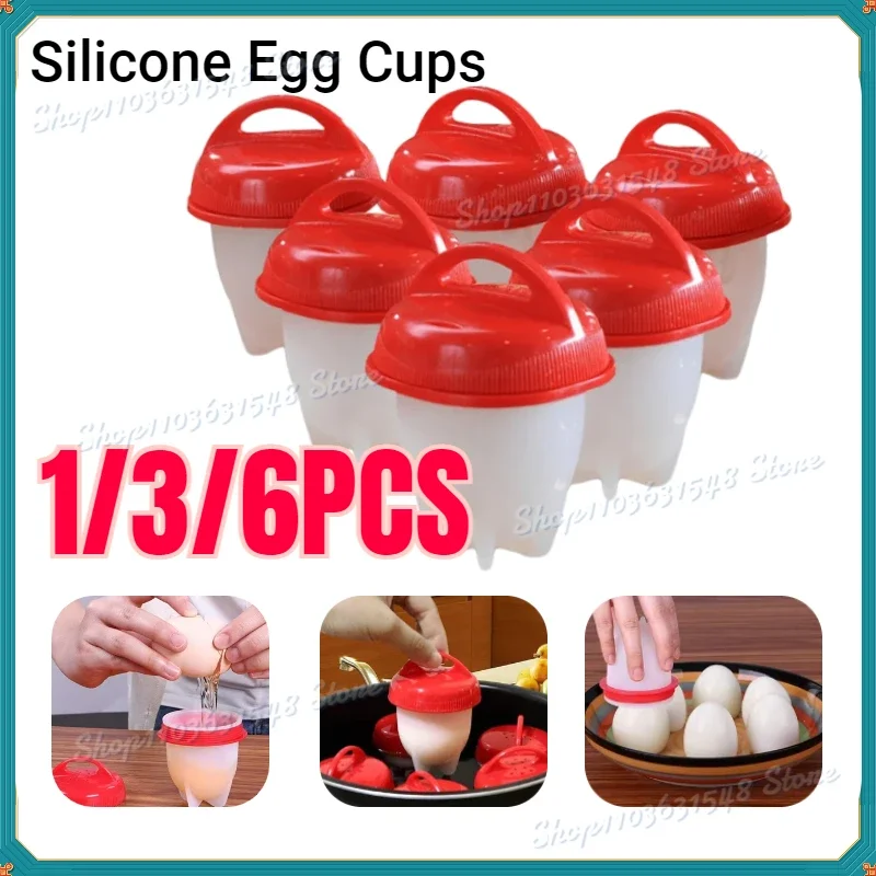 New 6pcs Egg Boiler Poachers Steamer Multi Functional Egg Slicer Cutter 6 Piece Silicone Egg Cups Boilers White Red Yolk Divider
New 6pcs Egg Boiler Poachers Steamer Multi Functional Egg Slicer Cutter 6 Piece Silicone Egg Cups Boilers White Red Yolk Divider
