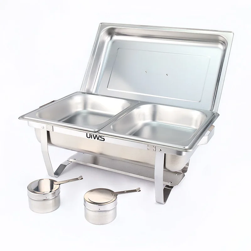 High Quality Hotel Restaurant Stainless Hot Pot Display Food Warmer Stainless Steel Chafing Dish Buffet Set 
High Quality Hotel Restaurant Stainless Hot Pot Display Food Warmer Stainless Steel Chafing Dish Buffet Set