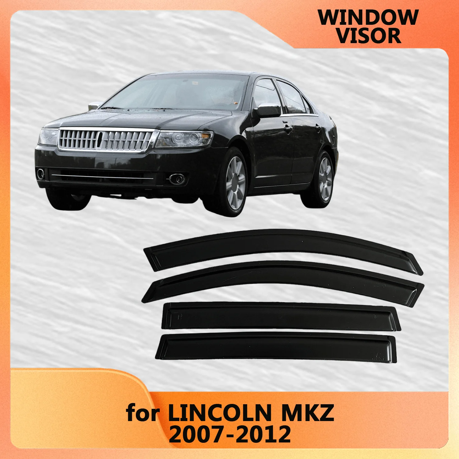 Window Visor for LINCOLN MKZ 2007 2008 2009 2010 2011 2012 Wind Deflectors Rain Guards Door Visor Vent Shades
Window Visor for LINCOLN MKZ 2007 2008 2009 2010 2011 2012 Wind Deflectors Rain Guards Door Visor Vent Shades