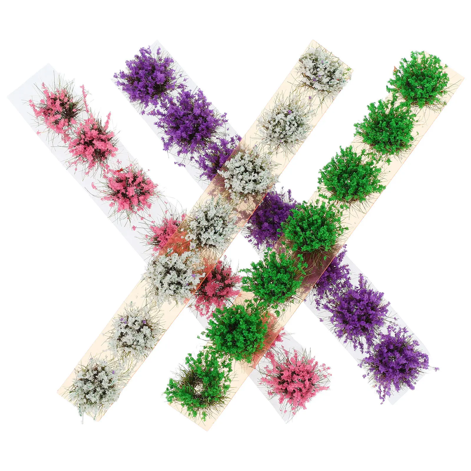 28Pcs Realistic Miniature Artificial Grass Clusters and Flower Tufts for DIY Micro Landscape Diorama Dollhouse Craft Decor
28Pcs Realistic Miniature Artificial Grass Clusters and Flower Tufts for DIY Micro Landscape Diorama Dollhouse Craft Decor
