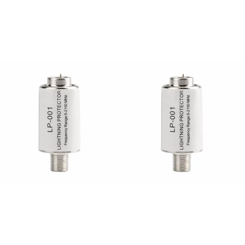 【CYBER MONDAY】2X Lighting Protector Coaxial Satellite TV Lighting Protection Devices Satellite Antenna Lighting Arrester 5-2150M
【CYBER MONDAY】2X Lighting Protector Coaxial Satellite TV Lighting Protection Devices Satellite Antenna Lighting Arrester 5-2150M