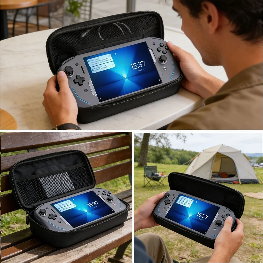 Carrying Case for Legion G9 / G7 Game Console, Hard Shell Travel Storage Bag Shockproof Portable Organizer with Mesh Pocket
Carrying Case for Legion G9 / G7 Game Console, Hard Shell Travel Storage Bag Shockproof Portable Organizer with Mesh Pocket