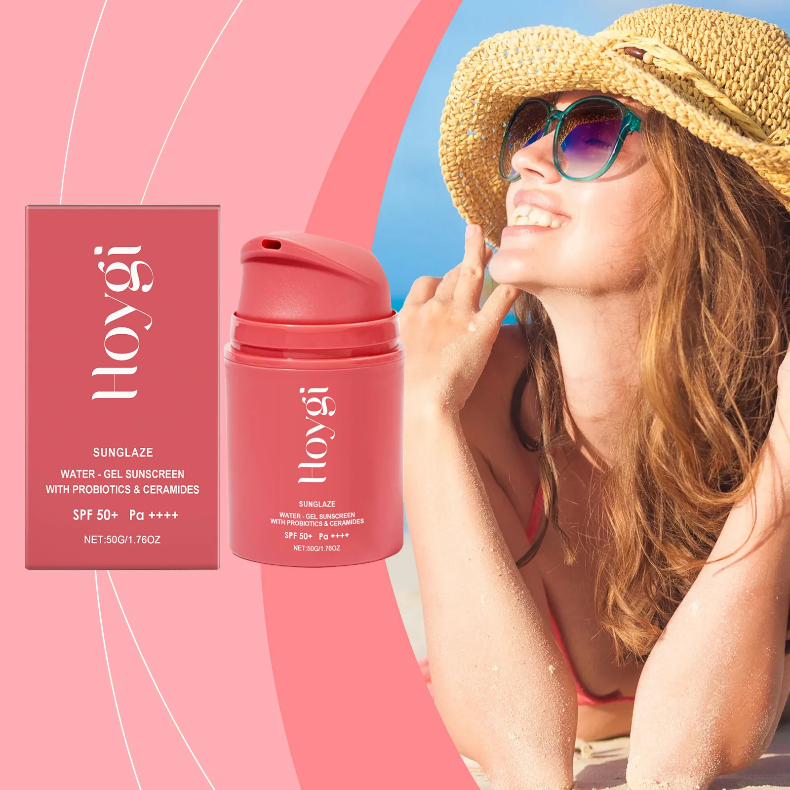 HOYGI 50g Sunscreen Cream Mild Non-irritating High Protection Oil Control Moisturize Calm Skin Anti-sunburn Skin Care SPF 50+
HOYGI 50g Sunscreen Cream Mild Non-irritating High Protection Oil Control Moisturize Calm Skin Anti-sunburn Skin Care SPF 50+