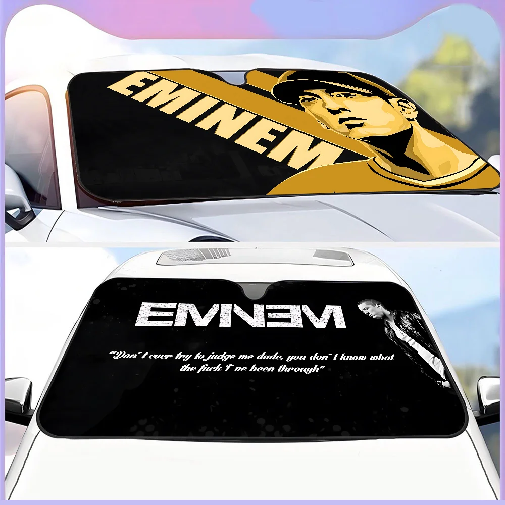 Hit Rap E-eminem Cartoon Car Sunshade Front Window Cover Windshield Sun Shade Car Visor Protection Interior Accessories
Hit Rap E-eminem Cartoon Car Sunshade Front Window Cover Windshield Sun Shade Car Visor Protection Interior Accessories