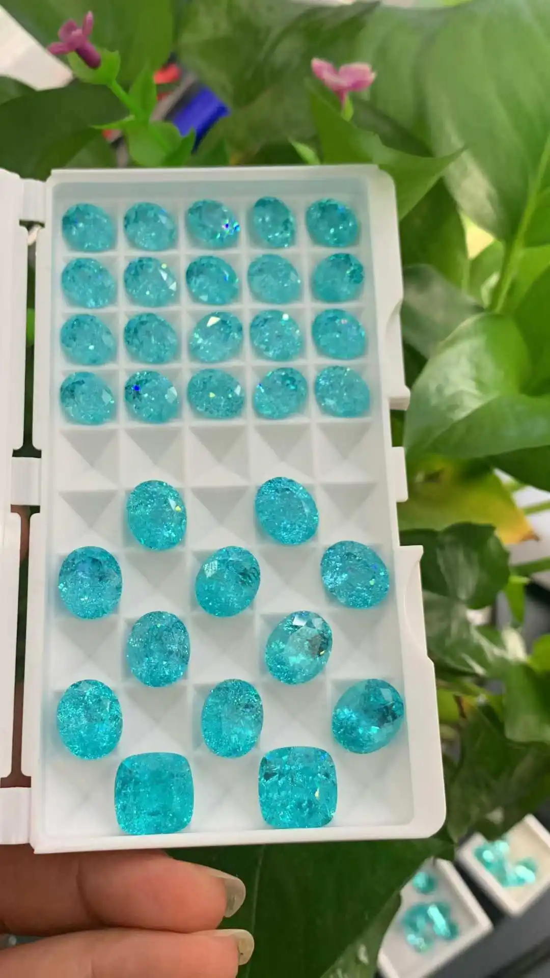 Подушка для включения трещин льда Paraiba, неоновые синие драгоценные камни YAG для изготовления свадебных украшений, бусины ручной работы
Подушка для включения трещин льда Paraiba, неоновые синие драгоценные камни YAG для изготовления свадебных украшений, бусины ручной работы