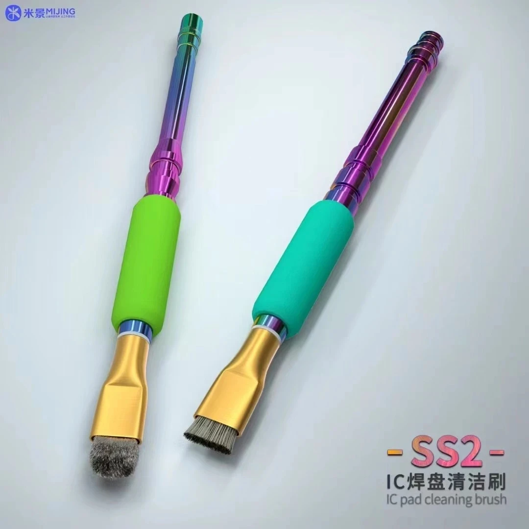 2 шт./лот MiJing SS2 IC чистящая щетка антистатическая клей для материнской платы PCB чип процессора щетка для удаления пыли инструмент
2 шт./лот MiJing SS2 IC чистящая щетка антистатическая клей для материнской платы PCB чип процессора щетка для удаления пыли инструмент
