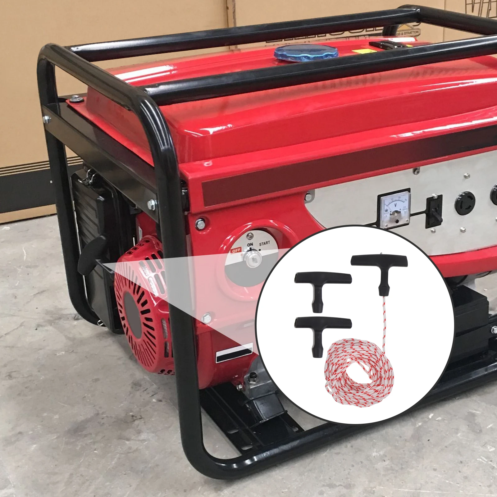 1 Set Recoil Starter Rope For Lawn Mower Durable Pull Cord Handle Replacement Universal Fit For Chainsaw Leaf Blower Trimmer
1 Set Recoil Starter Rope For Lawn Mower Durable Pull Cord Handle Replacement Universal Fit For Chainsaw Leaf Blower Trimmer