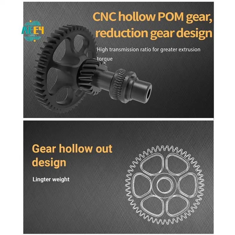 AEE4-CNC Pom Helical Gear Nano Coating Hardened Steel Higher Precision 1-Piece Gear Kit For VORON 0.2 2.4 Trident CW1 CW2 Access
AEE4-CNC Pom Helical Gear Nano Coating Hardened Steel Higher Precision 1-Piece Gear Kit For VORON 0.2 2.4 Trident CW1 CW2 Access