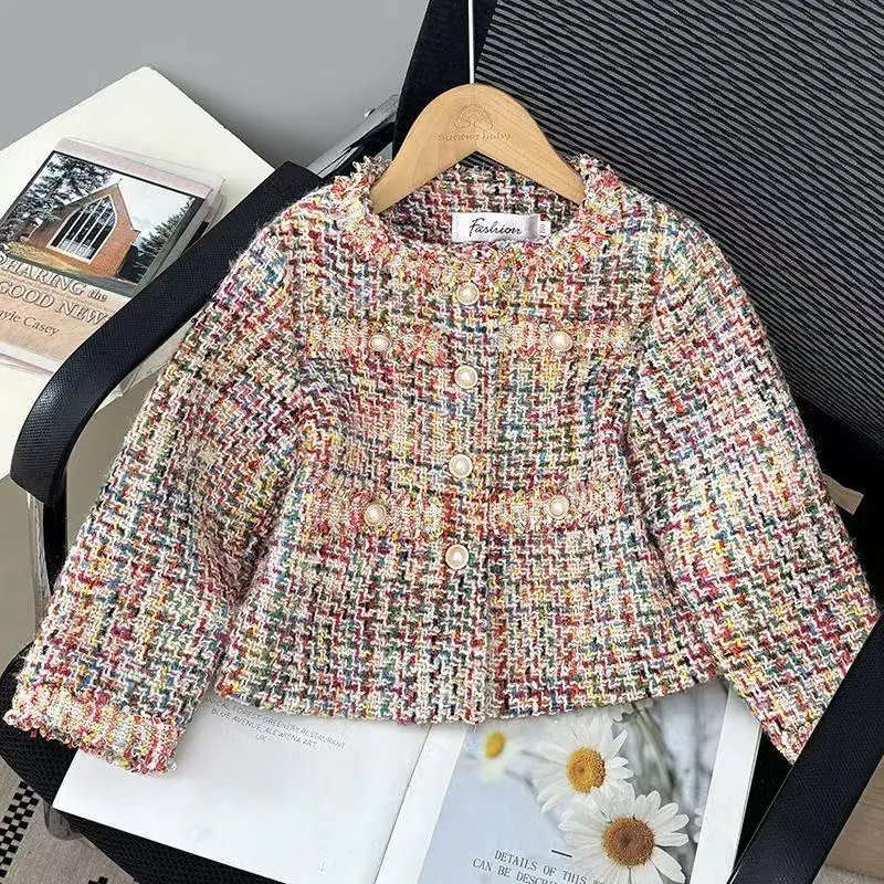 90-150cm Baby Girl Coarse Fleece Coat Spring and Autumn 2026 New Children's Sweet Casual Jacket Kids Top
90-150cm Baby Girl Coarse Fleece Coat Spring and Autumn 2026 New Children's Sweet Casual Jacket Kids Top