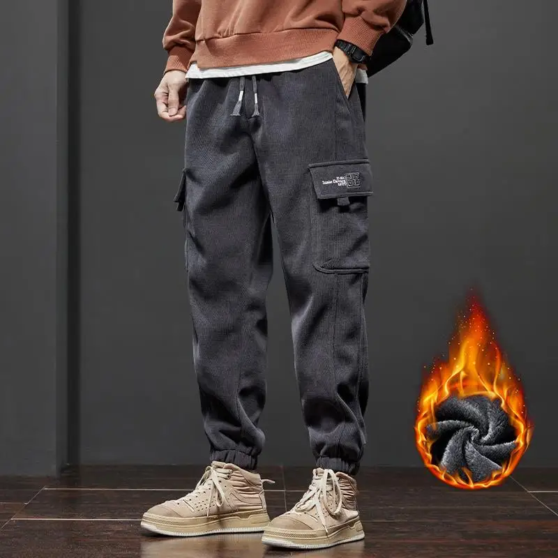 Men's Casual Fce Lined Loose Outdoor Workwear Trousers Autumn Winter New Sle Faion Brand Spor Cuffed Pants
Men's Casual Fce Lined Loose Outdoor Workwear Trousers Autumn Winter New Sle Faion Brand Spor Cuffed Pants
