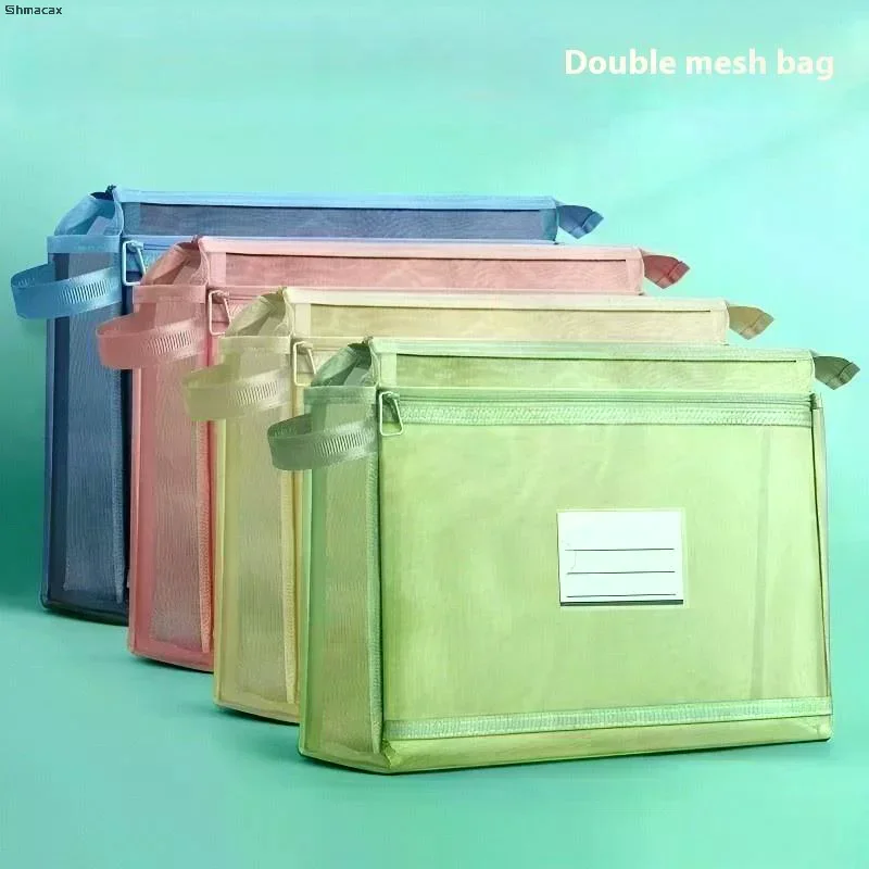 Double-Layer Subject Tutoring Bag Large Capacity Book Bag Classification Document Bag Transparent Portable Storage Bag
Double-Layer Subject Tutoring Bag Large Capacity Book Bag Classification Document Bag Transparent Portable Storage Bag