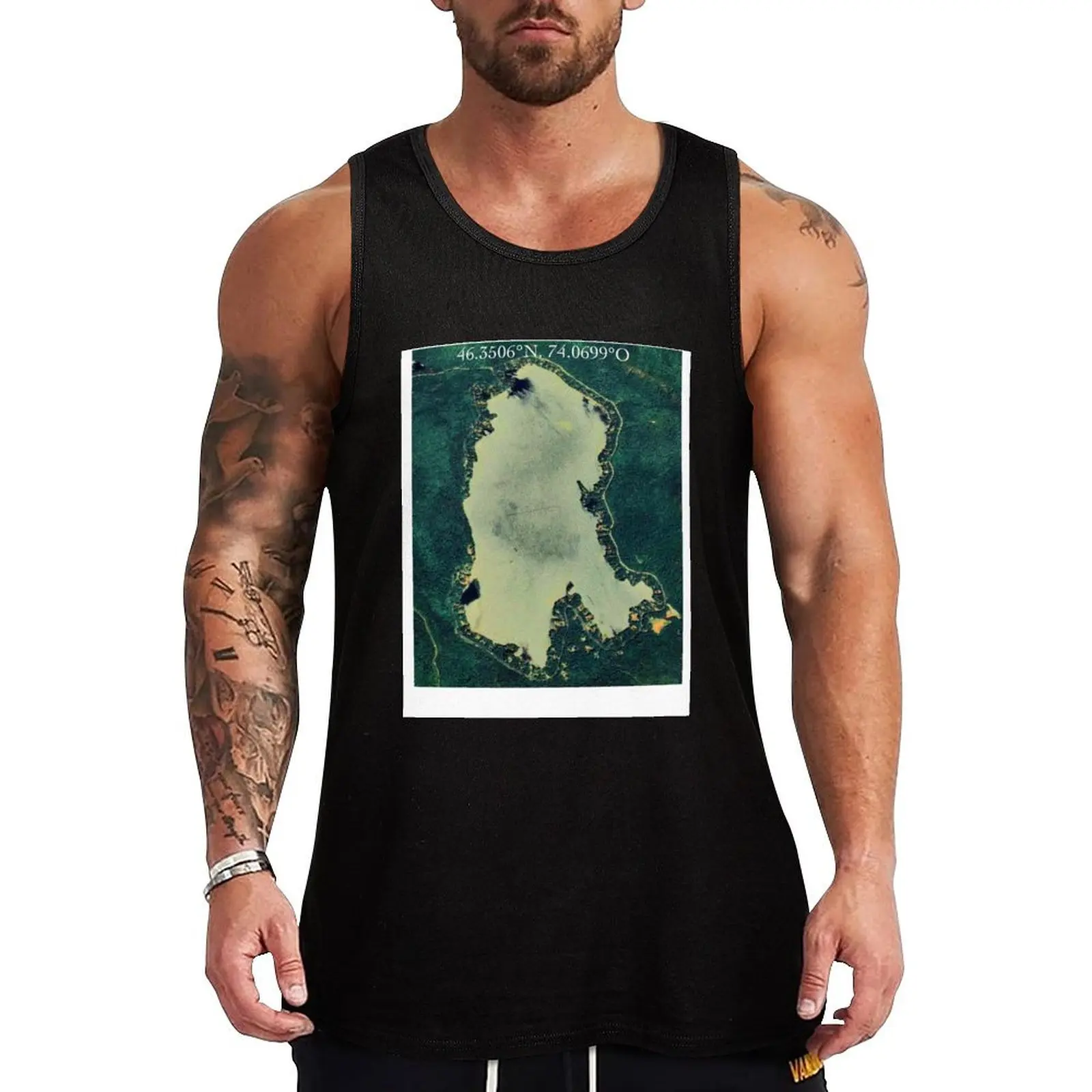 Lake Sylvère seen from space Tank Top Sports clothing man vest Gym T-shirts for men
Lake Sylvère seen from space Tank Top Sports clothing man vest Gym T-shirts for men