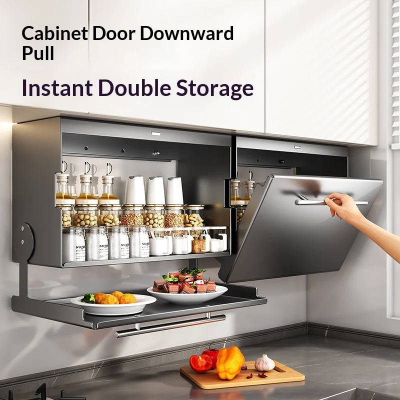 Kitchen Spice Rack No Drill Wall Mounted Storage Shelf Undercabinet Organizer Space Saving Cutting Board Holder Cocina Integral
Kitchen Spice Rack No Drill Wall Mounted Storage Shelf Undercabinet Organizer Space Saving Cutting Board Holder Cocina Integral
