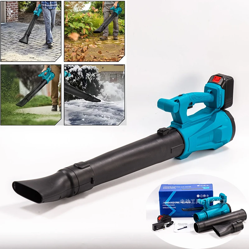 5000W Cordless Electric Air Blower 6 Speeds Handheld Leaf Blower Dust Collector Sweeper Garden Tools For Makita 18V Battery
5000W Cordless Electric Air Blower 6 Speeds Handheld Leaf Blower Dust Collector Sweeper Garden Tools For Makita 18V Battery