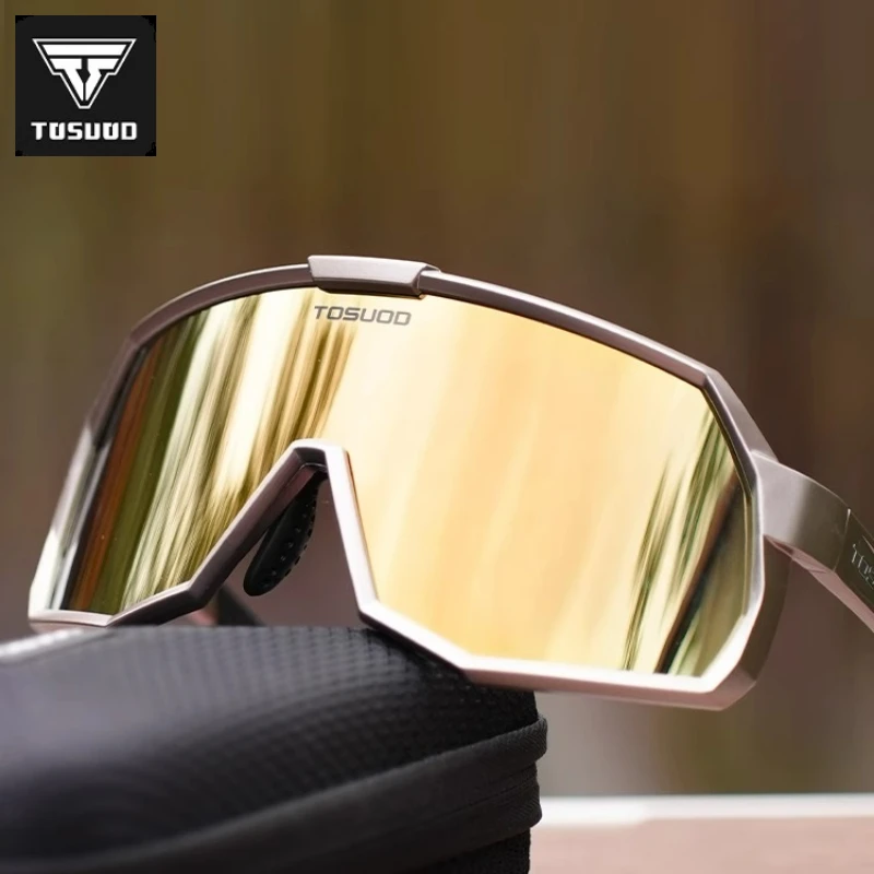 TOSUOD Polarized Cycling Glasses HD Titanium UV Protection Lightweight Sports Eyewear for Bicycle Cycling Enthusiasts
TOSUOD Polarized Cycling Glasses HD Titanium UV Protection Lightweight Sports Eyewear for Bicycle Cycling Enthusiasts