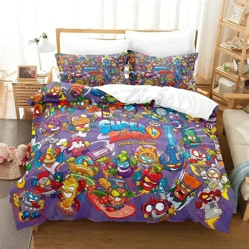 3D Print Super Zings Bedding Set Boys Girls Twin Queen Size Duvet Cover Pillowcase Bed Boys Adult Fashion Home Textileextile
3D Print Super Zings Bedding Set Boys Girls Twin Queen Size Duvet Cover Pillowcase Bed Boys Adult Fashion Home Textileextile