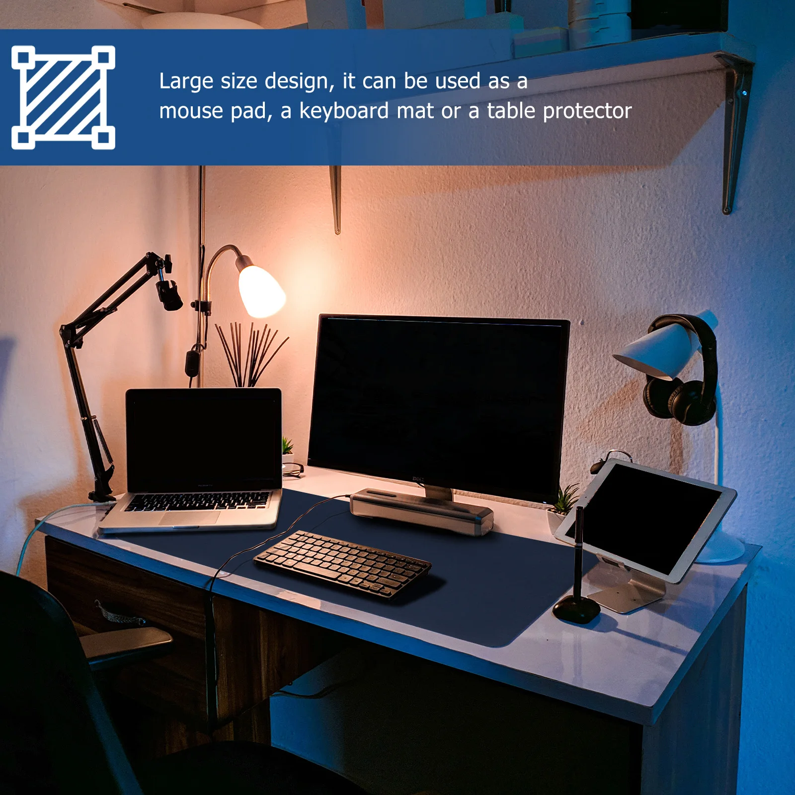 Nonslip Rectangle for Large Pad School Computer Mouse Mouse Pad Mat Gaming Table Protector Keyboard Mat 
Nonslip Rectangle for Large Pad School Computer Mouse Mouse Pad Mat Gaming Table Protector Keyboard Mat