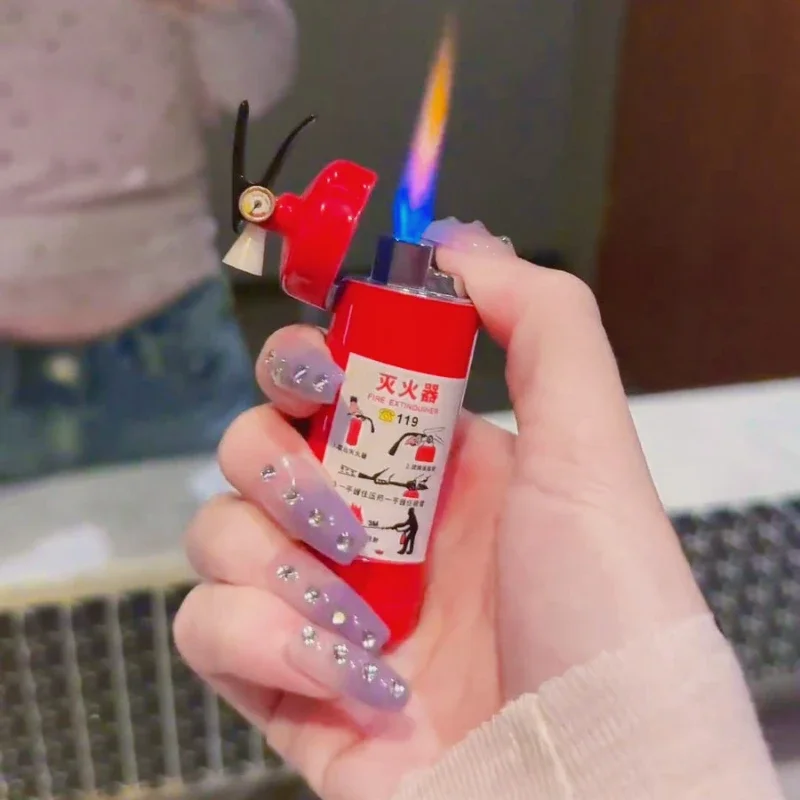 New Metal Mini Inflatable Lighter Outdoor Portable Fire Extinguisher Torch Personalized Lighter Smoking Accessories Men's Gift
New Metal Mini Inflatable Lighter Outdoor Portable Fire Extinguisher Torch Personalized Lighter Smoking Accessories Men's Gift