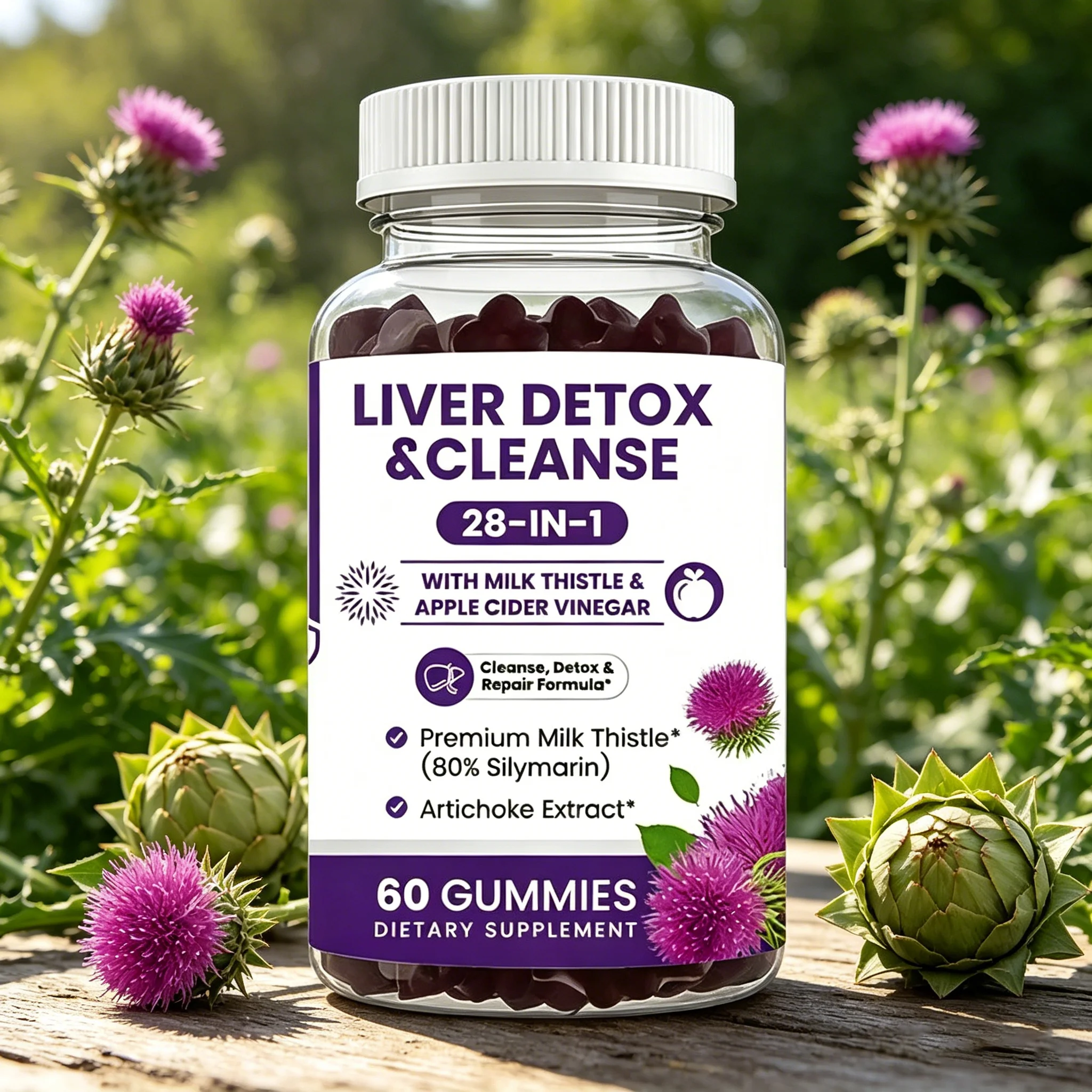 Liver Cleanse & Detox Gummies - Improve Digestion, Enhance Immunity, Help Cleanse The Liver and Promote MetabolismSupplements
Liver Cleanse & Detox Gummies - Improve Digestion, Enhance Immunity, Help Cleanse The Liver and Promote MetabolismSupplements