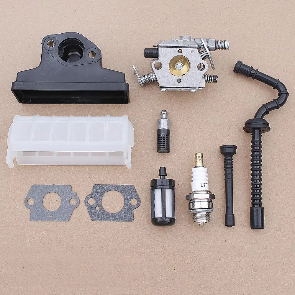 Carburetor Kit with Gasket Air Filter Spark Plug Fuel Oil Hose For Stihl MS210 MS230 MS250 MS250C 021 023 025 Chainsaws
Carburetor Kit with Gasket Air Filter Spark Plug Fuel Oil Hose For Stihl MS210 MS230 MS250 MS250C 021 023 025 Chainsaws